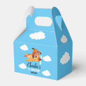 Ballotins Pilote de chien avion volant, Enfants mignons bleu (Verso)