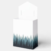 Ballotins Pine Arbre Aquarelle Forêt Mariage rustique (Ouvert)