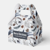 Ballotins Pine Cones & Pine Needles Aquarelles Motif (Verso)