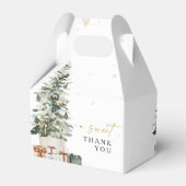 Ballotins Pine Tree Noël Mariage Favoriser Boîtes (Arrière)