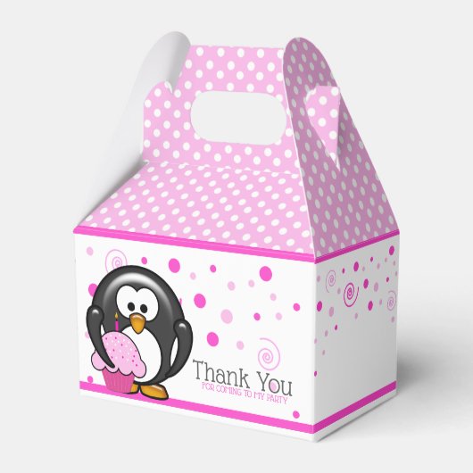 Ballotins Pingin Cupcake fête d'anniversaire (Verso)