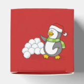 Ballotins Pingouin de Noël avec boules de neige agitant (Haut)