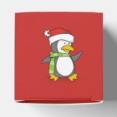 Ballotins Pingouin de Noël marchant sur la neige (Haut)