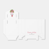 Ballotins Pingouin de Noël mignon à Santa Hat (Déplié)