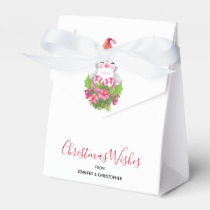 Ballotins Pingouin de Noël mignon à Santa Hat