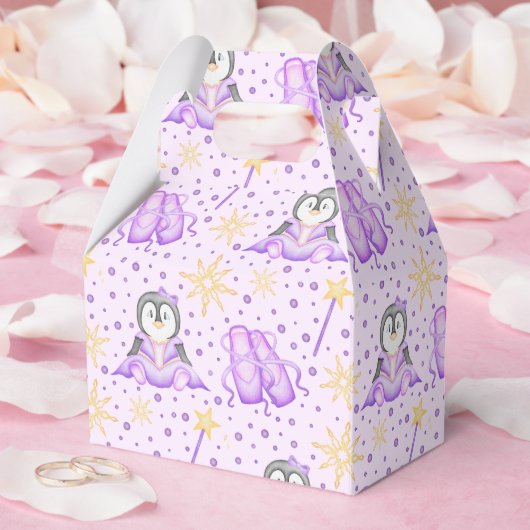 Ballotins Pingouin de Noël rose mignon (Mariage)