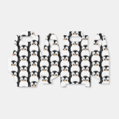 Ballotins Pingouin gras mignon sur tout le Motif d'impressio (Déplié)