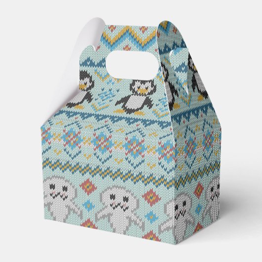 Ballotins Pingouin mignon et Motif de phoque (Arrière)