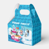 Ballotins pingouins en Antarctique pour le garçon (Arrière)