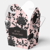 Ballotins Pink and Black Goth Skulls and Roses  Favor Boxes (Ouvrir)