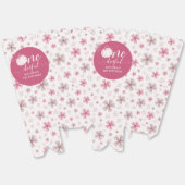 BALLOTINS PINK BOW & ARCH FALL PUMPKIN FLOWERS BIRTHDAY (Déplié)