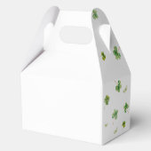 Ballotins Pink Bow Lucky One 1st Birthday Favor Boxes (Verso)