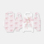 Ballotins Pink Bow Onederme 1er anniversaire Merci (Déplié)