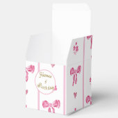 Ballotins Pink Bow Vertical Stripe -preppy coquette annivers (Ouvert)