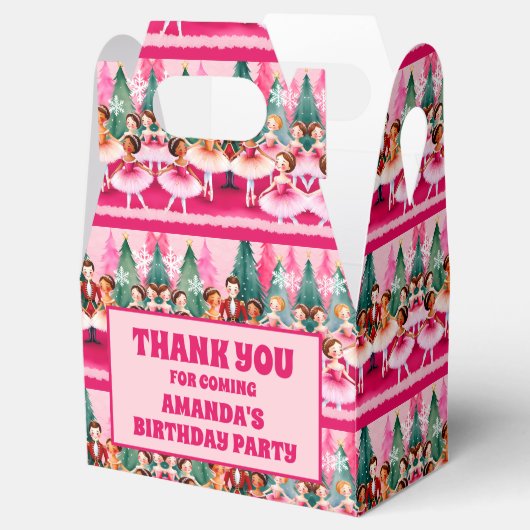 Ballotins Pink Christmas Nutcracker Ballerina Anniversaire d (Ouvert)