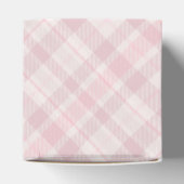 Ballotins Pink Coquette Bow Bear Baby Shower Favor Box (Haut)