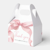 Ballotins Pink Coquette Bow Birthday Party (Arrière)