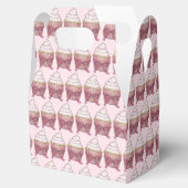 Ballotins Pink Cupcake Bow arrose Fête des mariées Mariage (Ouvert)