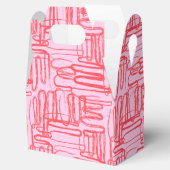 Ballotins Pink Curve Wavy Squiggle Abstract Modern (Ouvert)