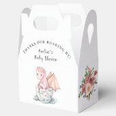 Ballotins Pink Dragon Baby Shower "Thanks For Roaring By" (Ouvert)