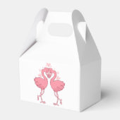 Ballotins Pink Flamingo Tropical Beach Hawaiian Wedding (Verso)