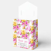 Ballotins Pink Floral 25th Wedding Anniversary  (Ouvert)