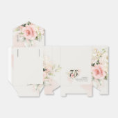 Ballotins Pink Floral Eucalyptus 75ème anniversaire de la fê (Déplié)