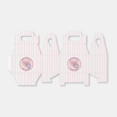 Ballotins Pink Floral Stripes Valentine (Déplié)