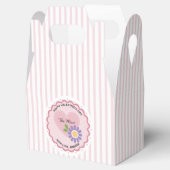 Ballotins Pink Floral Stripes Valentine (Ouvert)