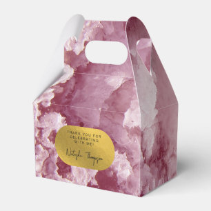 Ballotins Pink Gold Foil cristaux de mer Signature Merci