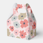 Ballotins Pink Green et Blue Floral Gabled Party Favoriser B (Arrière)