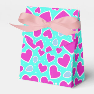 Ballotins Pink Heart manuscrit Valentine Ballotin cadeau