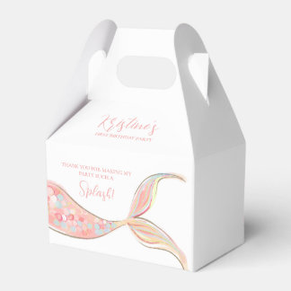 Ballotins Pink Mermaid Tail Thème Anniversaire Ballotin