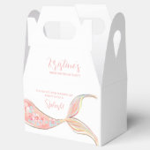 Ballotins Pink Mermaid Tail Thème Anniversaire Ballotin (Ouvert)