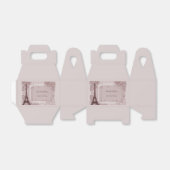 Ballotins Pink Paris Mariage Favoriser Box (Déplié)