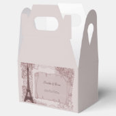 Ballotins Pink Paris Mariage Favoriser Box (Ouvert)