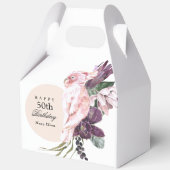 Ballotins Pink Parrot Boho Tropical 50th Birthday Party (Recto)