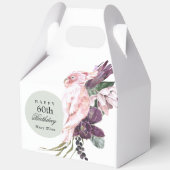 Ballotins Pink Parrot Boho Tropical 60th Birthday Party (Recto)