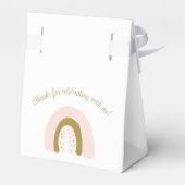 Ballotins Pink Pastel Aquarelle Rainbow fête d'anniversaire (Arrière)