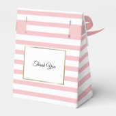 Ballotins Pink Stripe Elegant Or Première Sainte Communion (Arrière)