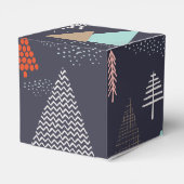 Ballotins Pins À feuillage persistant dessinés à la main dan (Arrière)