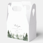 Ballotins Pins de forêt sauvage Merci Mariage (Ouvert)