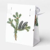 Ballotins Pins Rustiques Forêt Verdure Mariage Favor Bo (Arrière)