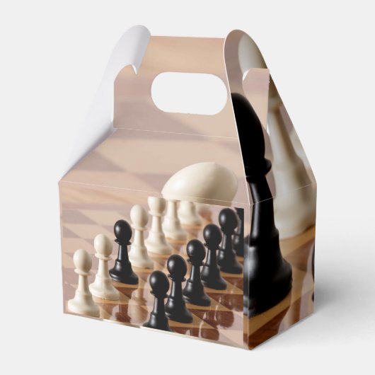 Ballotins Pions sur le tableau d'échecs (Arrière)