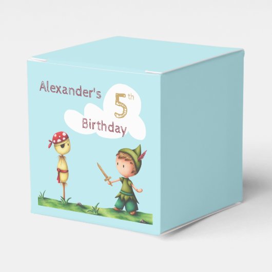 Ballotins Pirate garçon anniversaire ballotin (Verso)