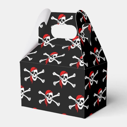 Ballotins Pirate Skull Party Favoriser Box (Verso)