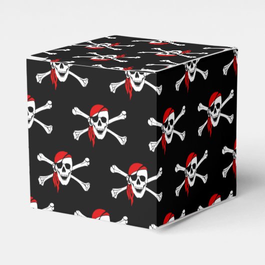 Ballotins Pirate Skull Party Favoriser Box (Verso)