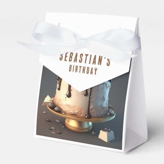 Ballotins Pirate thème gâteau anniversaire (Verso)