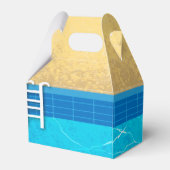 Ballotins Piscine d'été Gnome Fête d'anniversaire (Arrière)