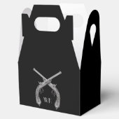 Ballotins Pistolets croisés Monogramme Noir (Ouvert)